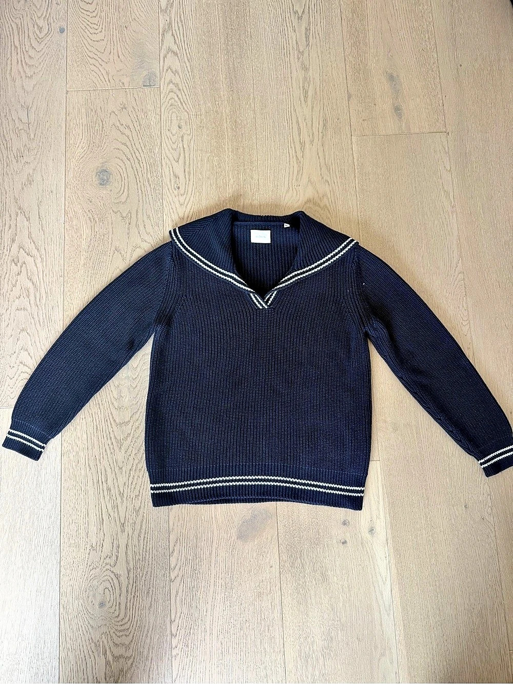 Doen Voyage Sweater Women'Small V-Neck Blue Size Small